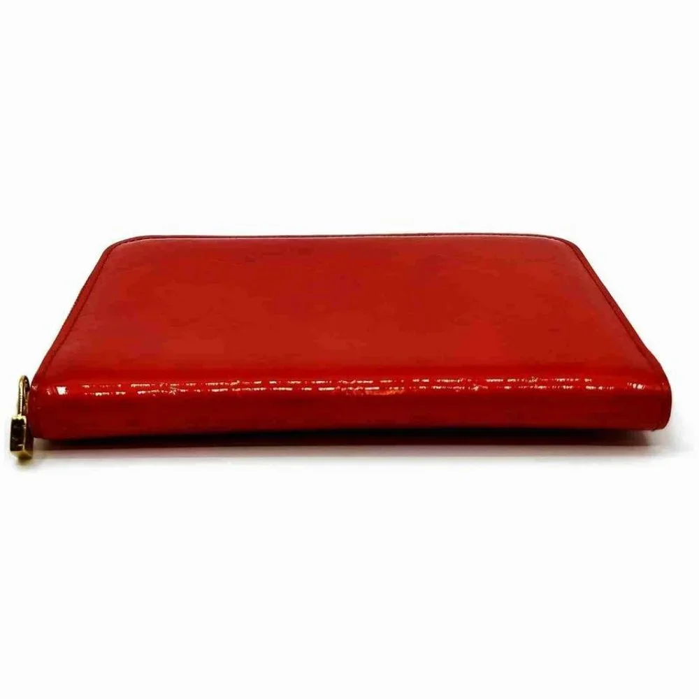 Louis Vuitton Monogram Vernis Red Zippy Organizer